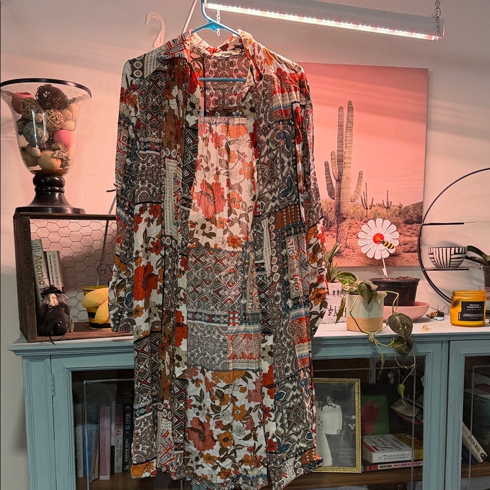 Gimmicks by BKE Floral Patchwork Dress